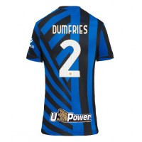 Inter Milan Denzel Dumfries #2 Fußballbekleidung Heimtrikot Damen 2024-25 Kurzarm